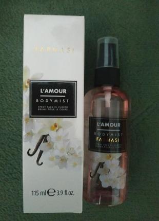 Парфумований спрей для тіла l'amour, farmasi