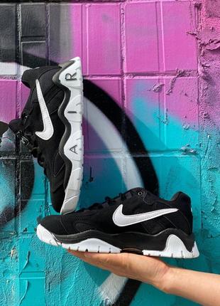 Чоловічі кросівки nike air barrage black white / кросівки найк чорні з білим7 фото