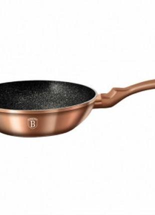 Сковородка berlinger haus rose gold 1512n-bh (28 см)