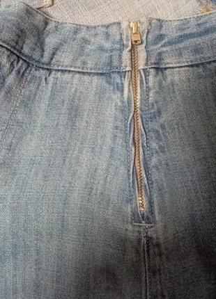 Юбка-шорты джинсовая4 фото