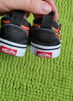 Детские слипоны на липучке vans 14,5 стелька5 фото