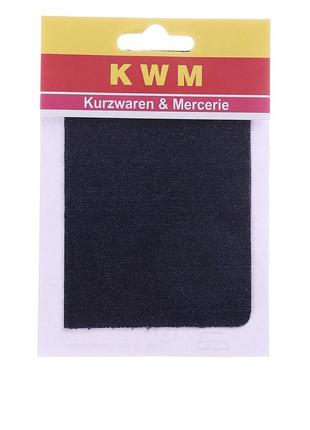 Термо нашивка джинс kwm 12,5 х 17 см, термо заплатка, латка, нашивка, аппликация