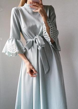 Плаття рожеве з перфорацією xs/s