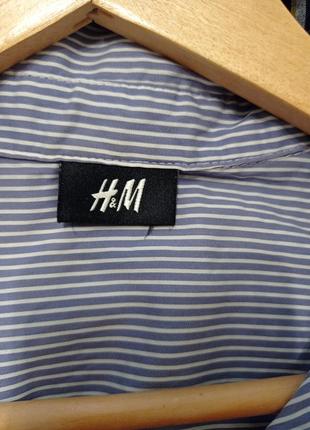 Сорочка в смужку h&m р. м-л у відмінному стані4 фото