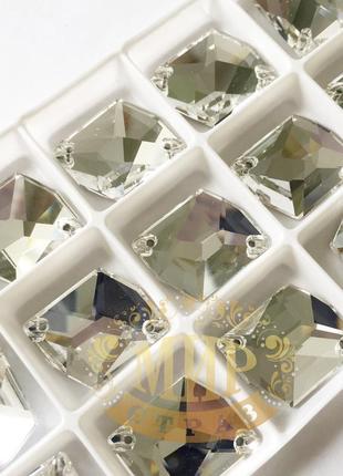Пришивні стрази lux crystal 10x12 мм, форма космік, 1шт3 фото