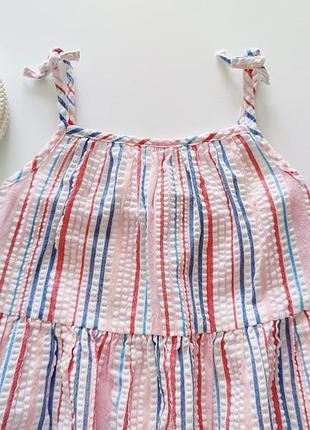 Легкий летний воздушный сарафан жатка артикул: 11760