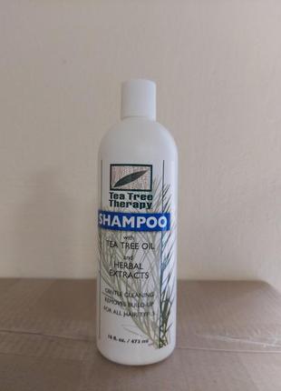 Шампунь для волос с маслом чайного дерева и травяными экстрактами * tea tree therapy (сша)*3 фото