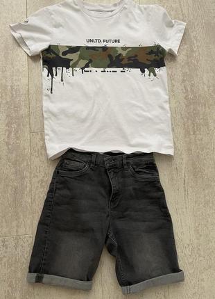 Джинсовые шорты next на 10 лет