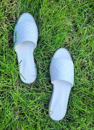 Шлепанцы натуральная кожа