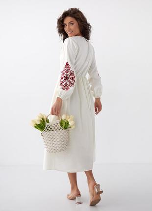 Сукня вишиванка в українському стилі3 фото