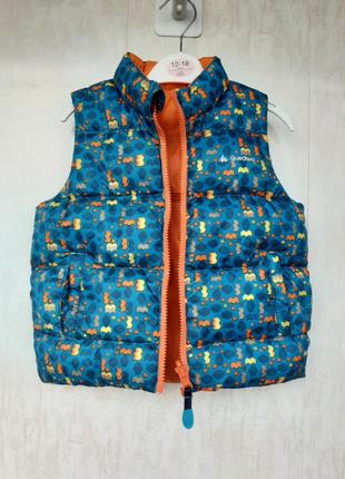 Двухсторонняя дутая жилетка quechua