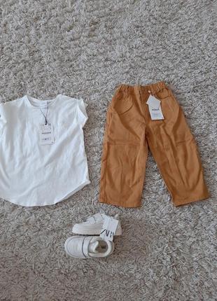 Суперові котонові кюлоти"zara"для дівчинки р.104