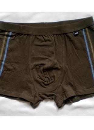 Чоловічі труси боксерки темно-коричневі, xl, польща.