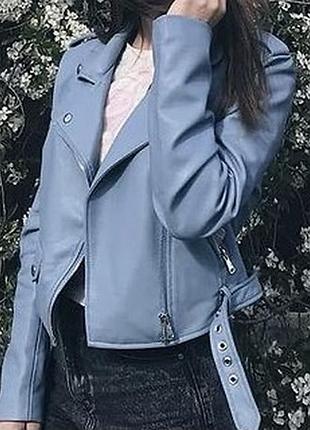 Кожанка bershka 3