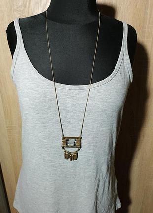 Nui jewerly длинная цепочка с подвеской с натуральным камнем подвижная