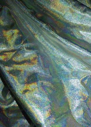 Крутая голографическая юбка хамелеон голограмма5 фото