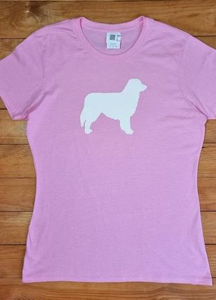 Женская футболка, размер s, цвет розовый