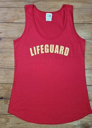 Женская майка, размер s, цвет красный