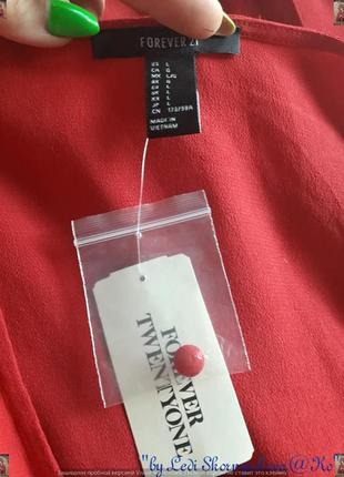 Фирменное forever 21 с биркой мини платье сочного красного цвета с рукавами, размер л-ка8 фото