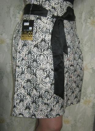 Шикарная женская/подростковая мини юбка с поясом, р. s-xl, украина3 фото