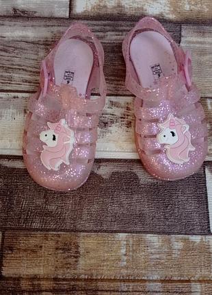 Силіконові босоніжки з єдинорогом next