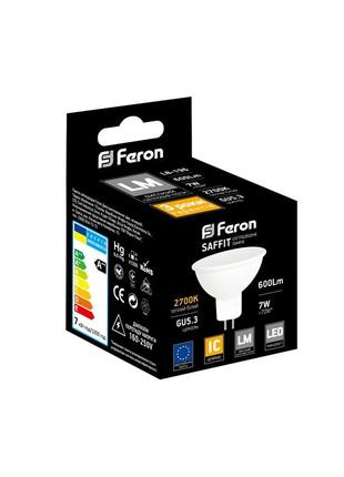 Светодиодная лампа feron lb-196 7w g5.3 3000 и 4000k