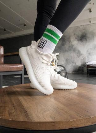 Кросівки літні 🌅 adidas yeezy boost 350 white, кросівки жіночі