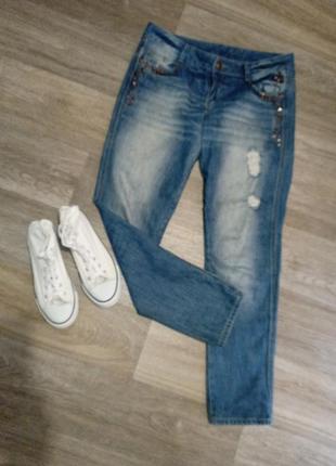 Женские джинсы /джинсы мом / джинсы с потёртостями / рваные джинсы2 фото