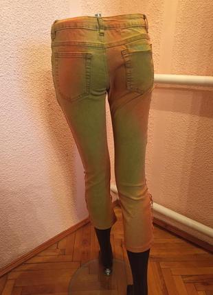 Новые джинсовые бриджи капри бермуды zara italy sassofono2 фото