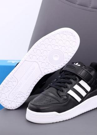 Чоловічі кросівки adidas forum black white 41-42-43-44-45