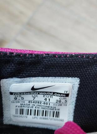 Nike рожеві кеди мокасіни  оригінал шкіряні кеди2 фото