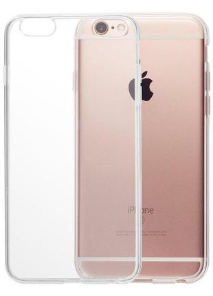 Прозорий силіконовий чохол для iphone 6 + 6s plus тонкий на айфон1 фото