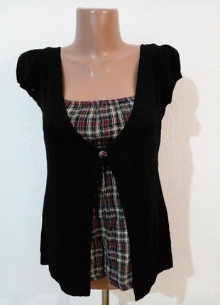 Футболка обманка з гарним декольте