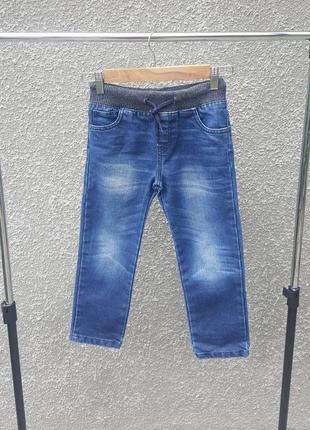 Брендовые штаны джинсы джоггеры на резинке f&f 116 см (5-6 лет)2 фото