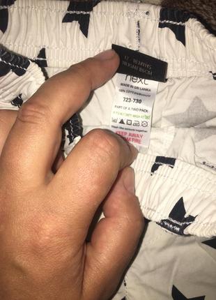 Шорты коттон next,f&f,h&m 1,5-2года 4
