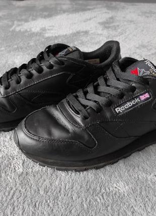 Кроссовки кожаные reebok classic1 фото