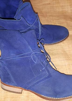 38р -25 см заша синие ботинки италия