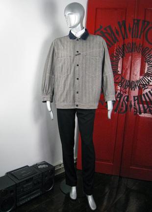 Чоловіча джинсова куртка від італійського люкс бренду marithe+francois girbaud5 фото