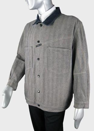 Чоловіча джинсова куртка від італійського люкс бренду marithe+francois girbaud1 фото