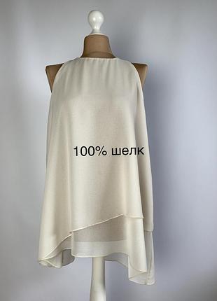 Шовкова блуза майка