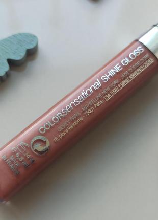Блеск для губ maybelline color sensational shine 610