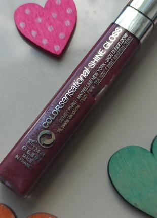 Блеск для губ maybelline color sensational shine 3603 фото