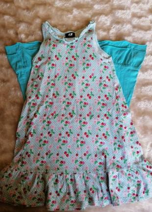 Лот летние платье для девочки h&m topolino 6