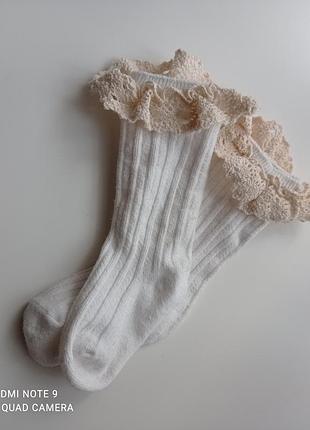 Підколінки з мереживом