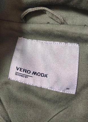 Vero moda легка куртка вітровка хакі з капюшоном р. m легка куртка хакі парку тонка5 фото