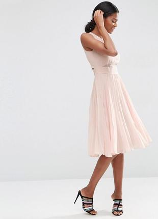 Плісироване сукню-міді asos2 фото