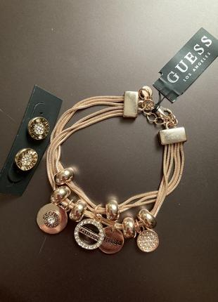 Шикарний браслет guess оригінал,подарунок