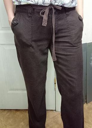 Брюки лён 12 (м l) 4