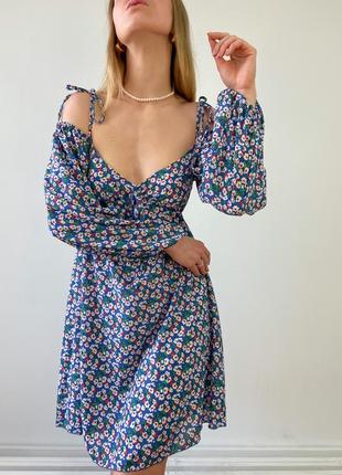 Шифонова сукня міні в стилі бебі-долл8 фото
