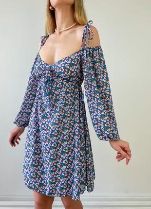 Шифонова сукня міні в стилі бебі-долл2 фото